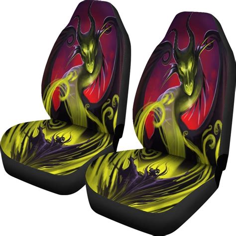 Maleficent Car Seat Covers Uscoolprint