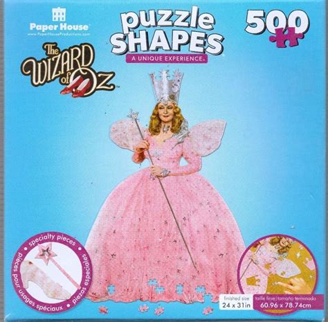 He's a good wizard, but i have never seen him. THE WIZARD OF OZ GLINDA 500 PC SHAPED JIGSAW PUZZLE NEW # ...