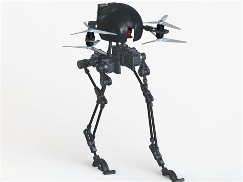 This Birdlike Robot Uses Thrusters to Float on Two Legs ... But the reactions from the public were quite mixed.