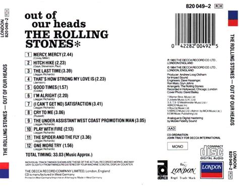Out Of Our Heads Rolling Stones
