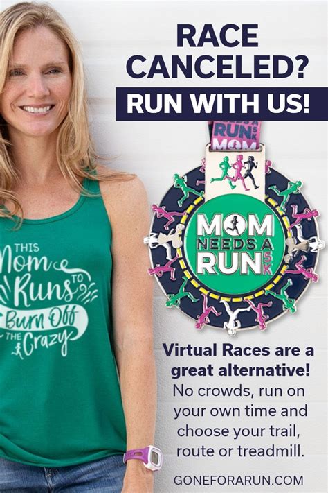 Mom Needs A Run 5k Virtual Race Virtual Race Virtual Running Medal