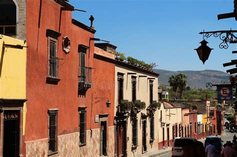 Mexican Old Town San Miguel De Allende Guanajuato Mexico Editorial