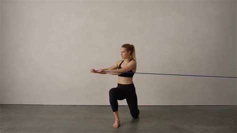Half Kneeling Banded Chop Video Instructions And Variations