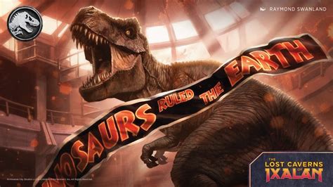 Jurassic Parks Classic Dinosaurs Stomp Into Magic The Gathering