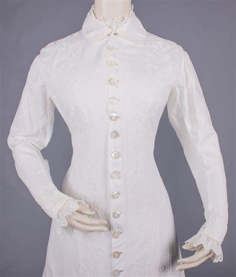 Summer Housedress And Nightgown Late 1870s Early 1880s Sold At Auction