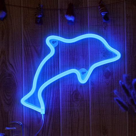 New Dolphin Neon Sign Led Wall Art Nl16 Uncle Wieners Wholesale