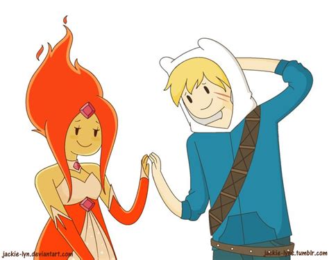 Finn And Flame Princess Are Cuties By Jackie Lyn On Deviantart Flame