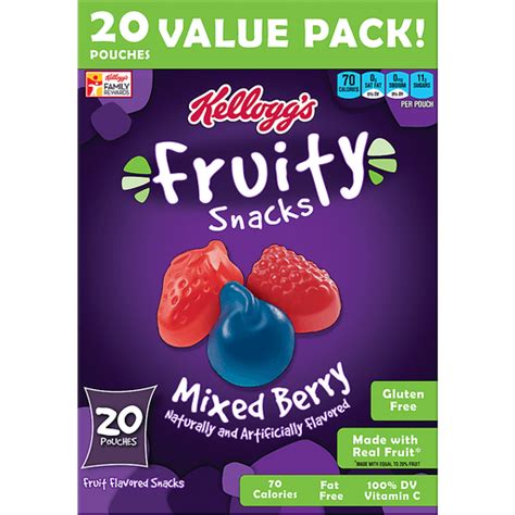 Kelloggs® Fruity Snacks Mixed Berry Fruit Flavored Snacks 16 Oz Box