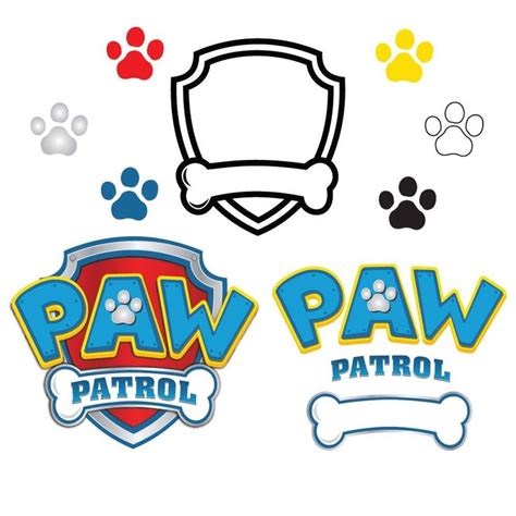 Paw Patrol Svg Paw Patrol Logo Clip Art In Digital Format C6D Paw