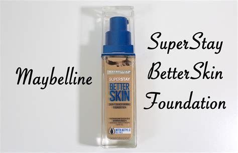 I felt like it got better as the day went on. Maybelline SuperStay Better Skin Foundation Review