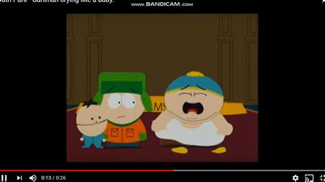 South Park Cartman Crying Like A Baby Youtube