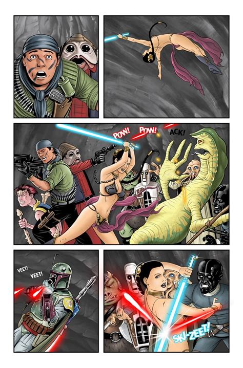 Leia Vs Jabba 2 By Buzz On Starwars Art Gosstudio ★ We Recommend