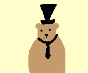 Bear Wearing A Top Hat Drawception