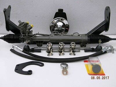Chevy Power Steering Rack And Pinion Conversion Quick Ratio Arms Ebay