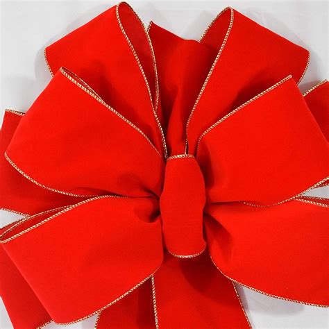 4 Pack Big Christmas Bows 15 X 44 2 36 Tails 10 Loops Handmade With