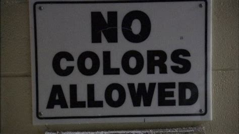 No Colors Allowed Sign Posted Outside Bar Sparks Controversy