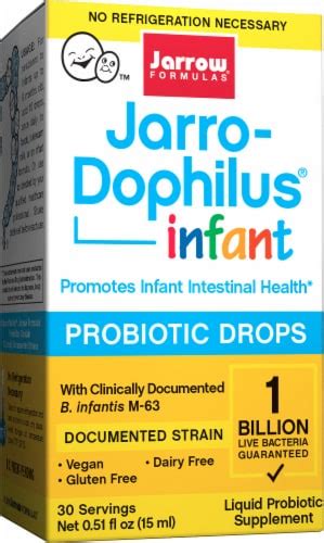 Jarrow Formulas Jarro Dophilus Infant Liquid Probiotic Drops Fl Oz Ml Frys Food