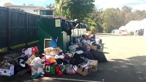 Illegal Dumpers Caught On Camera Outside Link Vision Charity Bins At Cannon Hill The Courier Mail