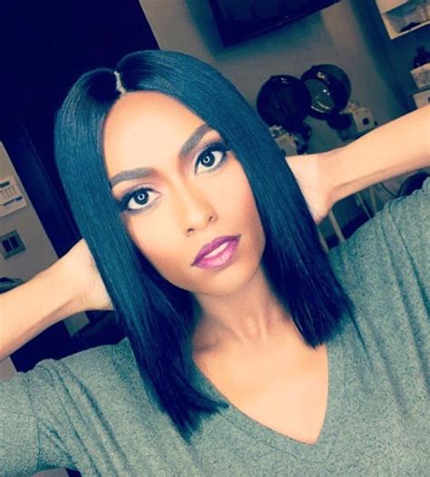 Shoulder length blunt cut bob weave. Beautiful blunt bob wig - Black Hair Information
