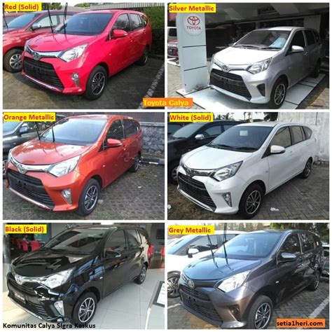 6 Pilihan Warna Toyota Calya Tahun 2016 Setia1heri Com