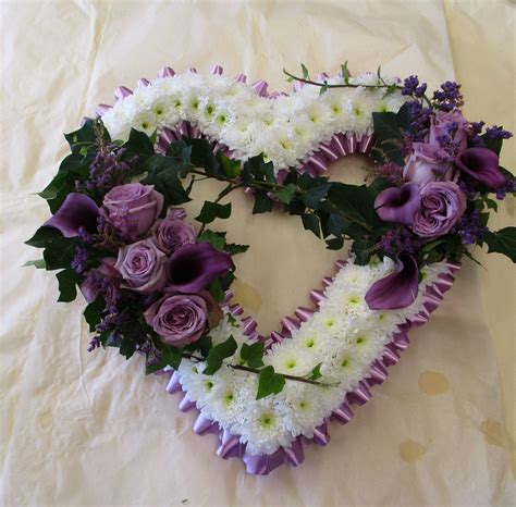 Open Heart Funeral Flower Arrangements Funeral Flowers