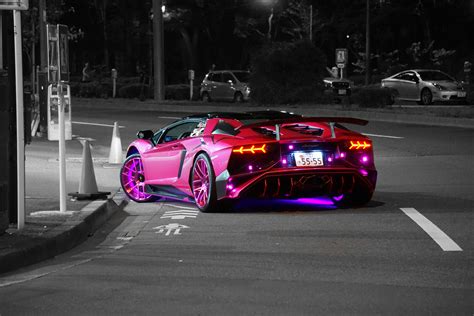 Pink Lamborgini Wallpaper Pink Lamborghini City Wallpaper 1920x1200