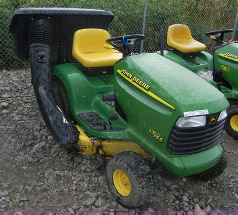 John Deere Lt155 Lawn Tractor With Rear Bagger In Topeka Ks Item