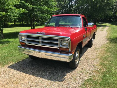 1989 Dodge Power Ram W250 52l Auto 1 Owner 47566 Miles Original