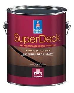 Superdeck exterior waterborne solid color deck stain sherwin williams planning to stain or paint a deck from sherwin williams deck before and after with lodge brown solid stain for. SuperDeck® Exterior Waterborne Solid Color Deck Stain ...
