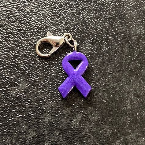 Alzheimers Awareness Purple Ribbon Dementia Awareness Etsy