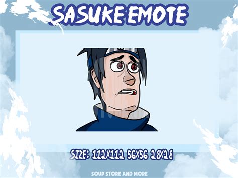 Sasuke Twitch Emote Twitch Discord Etsy