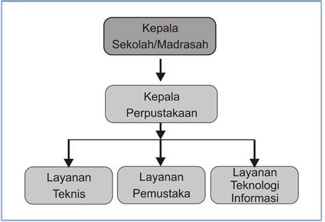 Struktur Organisasi Perpustakaan Sekolah Wasitoinfo