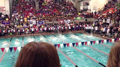 2013 Ohsaa Swimming Championships 200 Free Relay Youtube