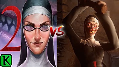 Evil Nun The Broken Mask Vs Evil Nun 2 Origins Vs Evil Nun New Keplerians Horror Games Youtube