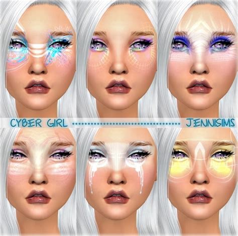 Cyber Girl Eyeshadow At Jenni Sims Sims 4 Updates