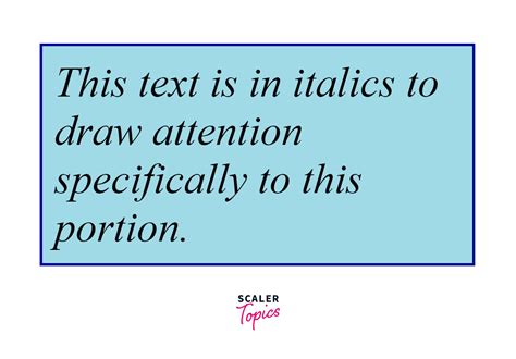 Text Italic Css Scaler Topics