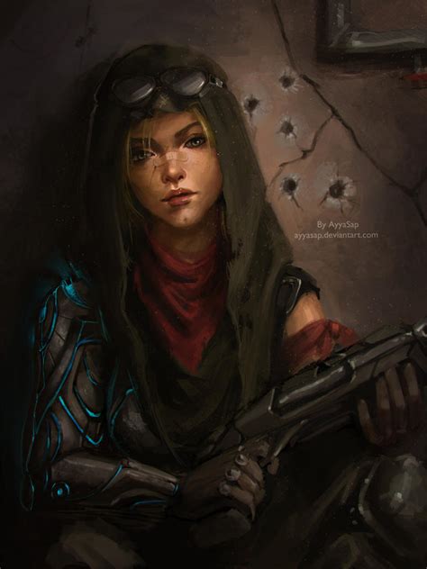 Sci Fi Warrior Woman By Ayyasap On Deviantart