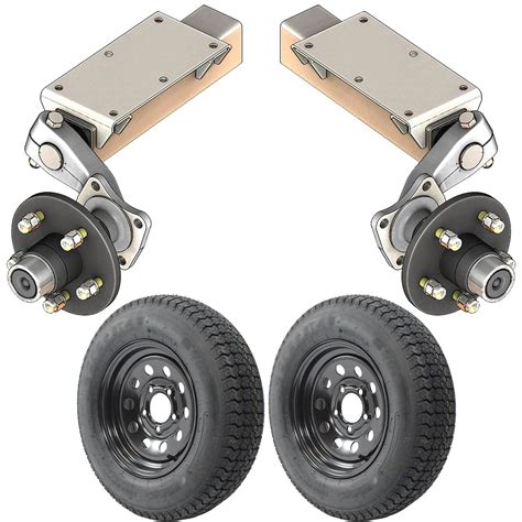 2000 Lb Tk Single Idler Torsion Axle Trailer Kit 2k Capacity Ld Fle