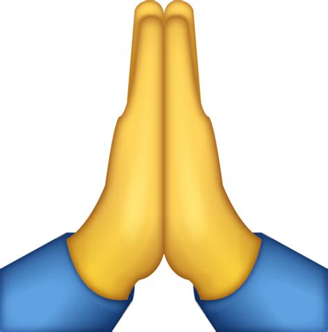 Download Prayer Emoji Png Praying Hands Emoji Png Full Size Png