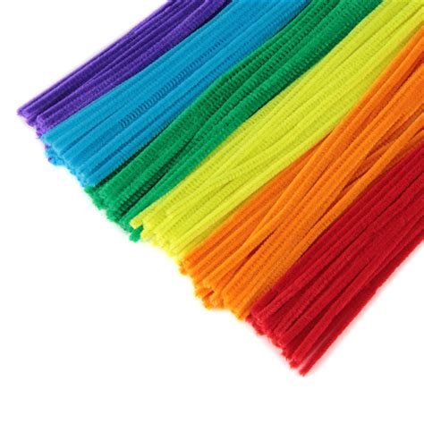 Rainbow Colors Assorted Pipe Cleaners Pipe Cleaners Kids Crafts