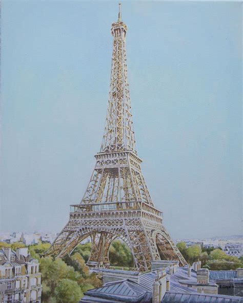 Tour Eiffel 3 Painting By Andy Lloyd