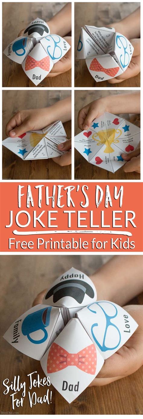 Fathers Day Jokes Joke Teller Craft Easy Fathers Day Craft Fathers
