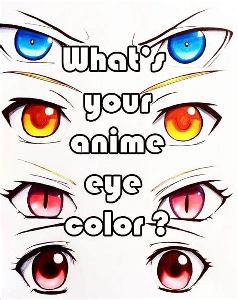 Whats Your Anime Eye Color Anime Eyes Anime Anime Quizzes