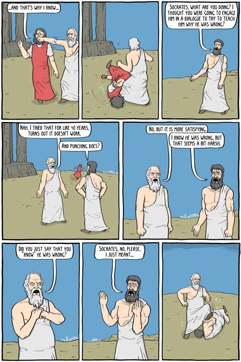 Aristotle And Plato Comic