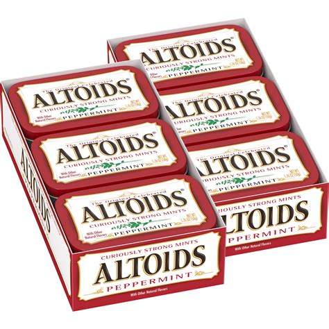 Altoids Peppermint Breath Mints 176 Ounce 12 Packs