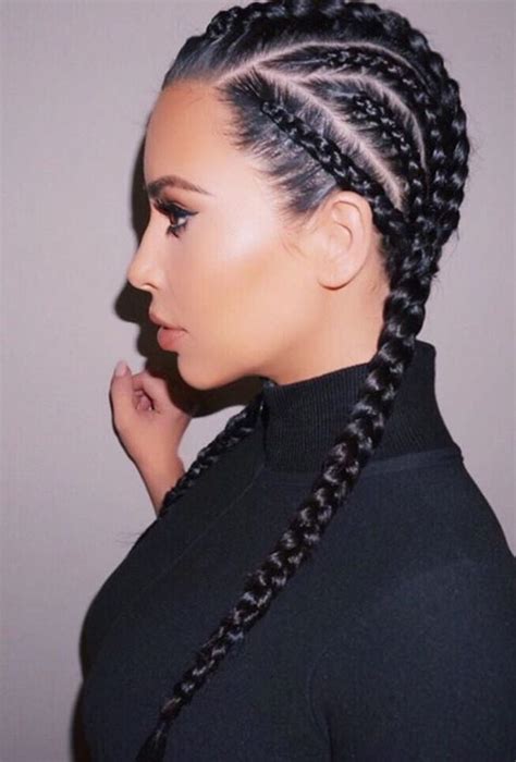 15 Kim Kardashians Braided Hairstyles Braid Hairstyles