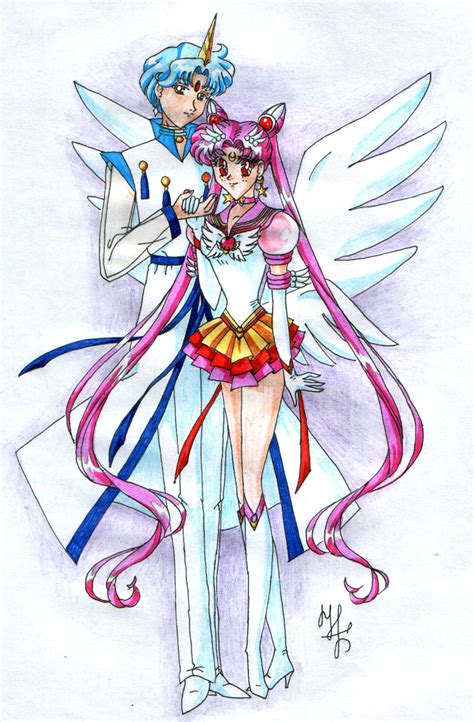 Helios And Chibiusa Sailor Mini Moon Rini Fan Art Fanpop