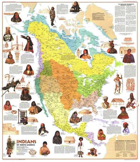 Tribes Of The Pre Columbian Americas Native American Tribes Map