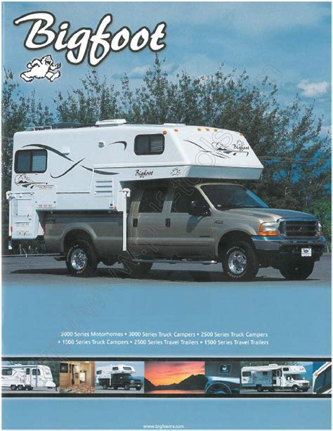 2002 Bigfoot Rv Brochures Rv Roundtable Buy Sell Join