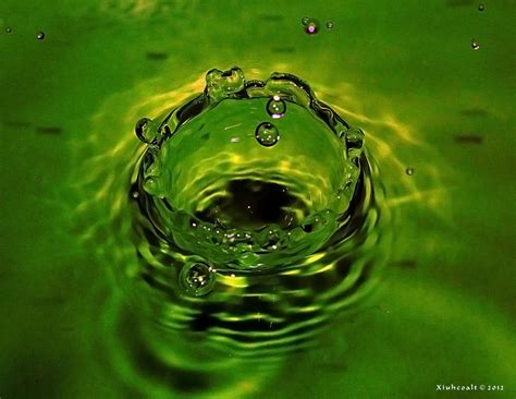 Green Splash By Xiuhcoalt On Deviantart